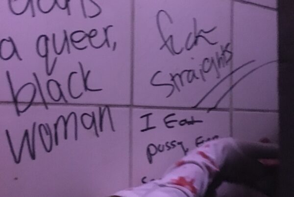 Bathroom at queer club