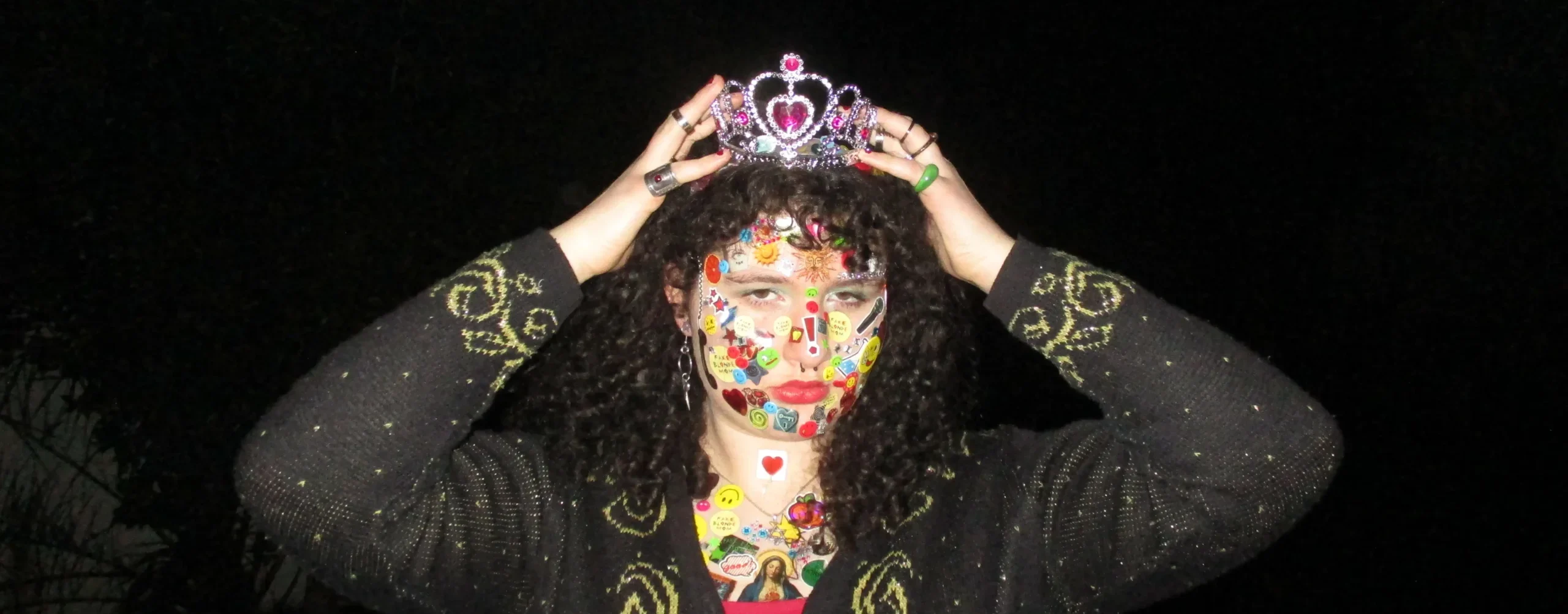 Backstage With Fake Blonde Mom