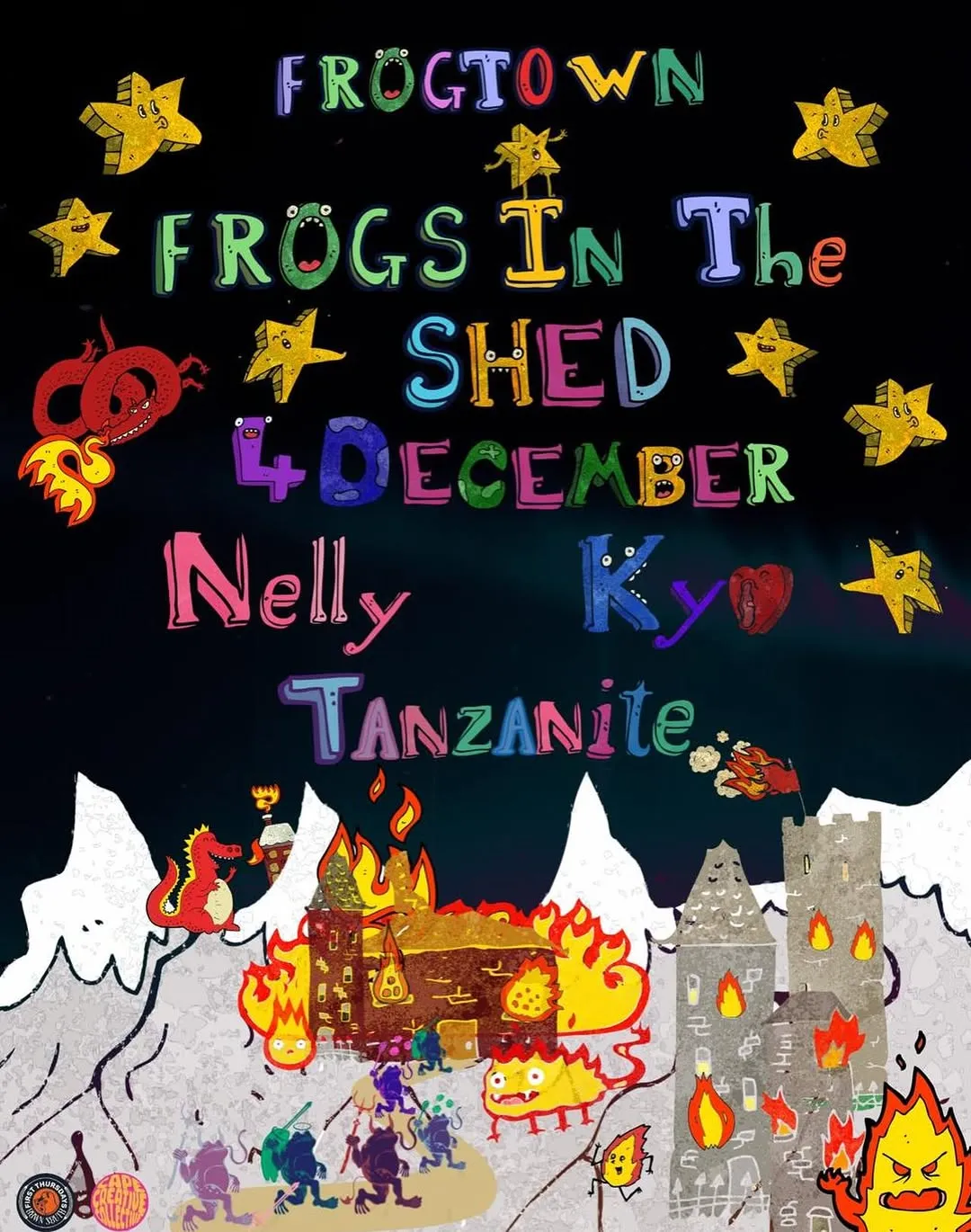 Frogtown - December Poster