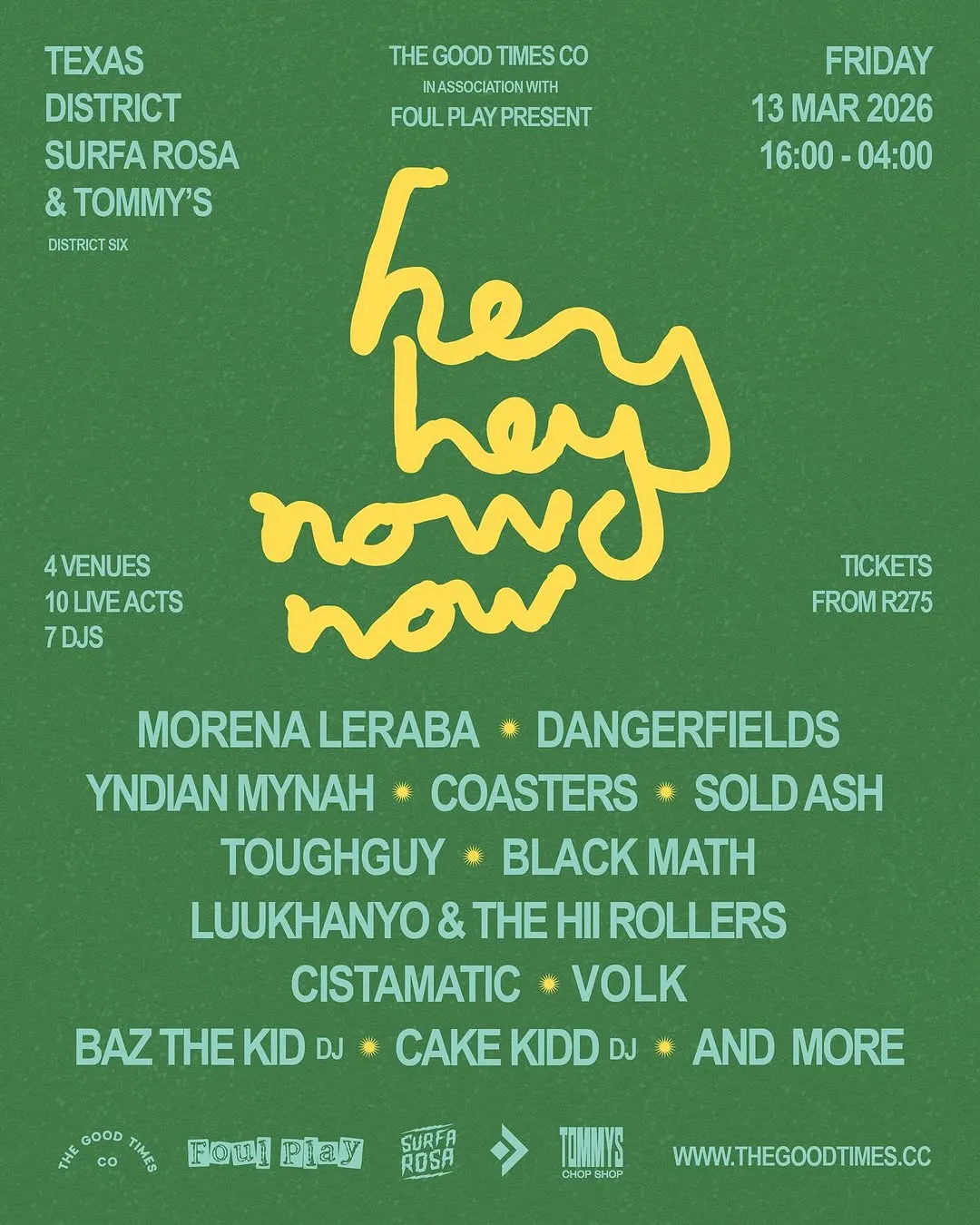 hey hey now now poster